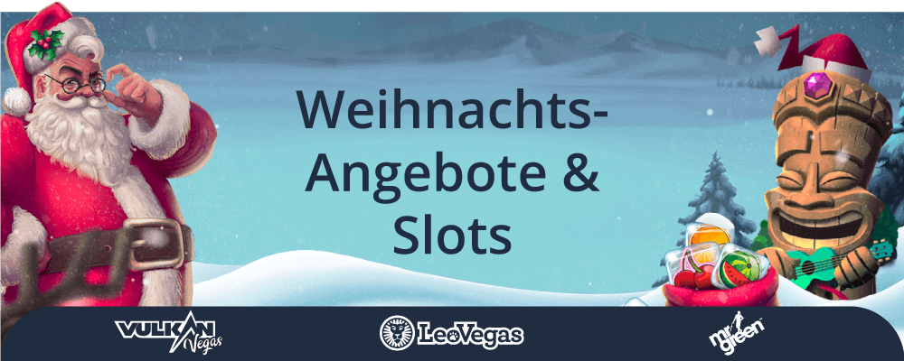 Weihnachtsangebote und Slots 2021